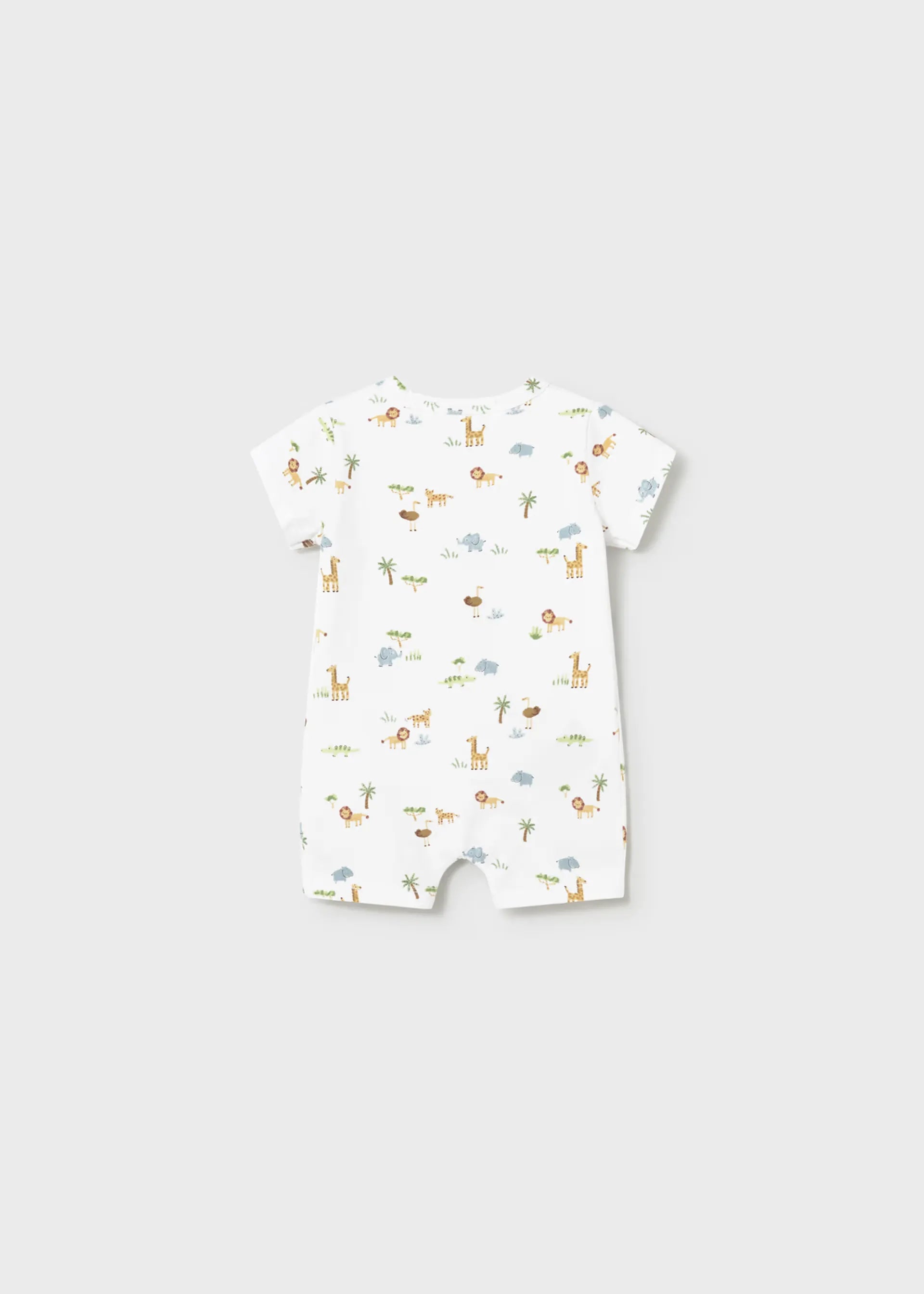 Pelele Estampado Animales Safari Blanco Mayoral estilo