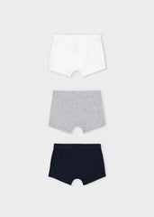 Set 3 Boxer Unicolor Navy Mayoral Moda
