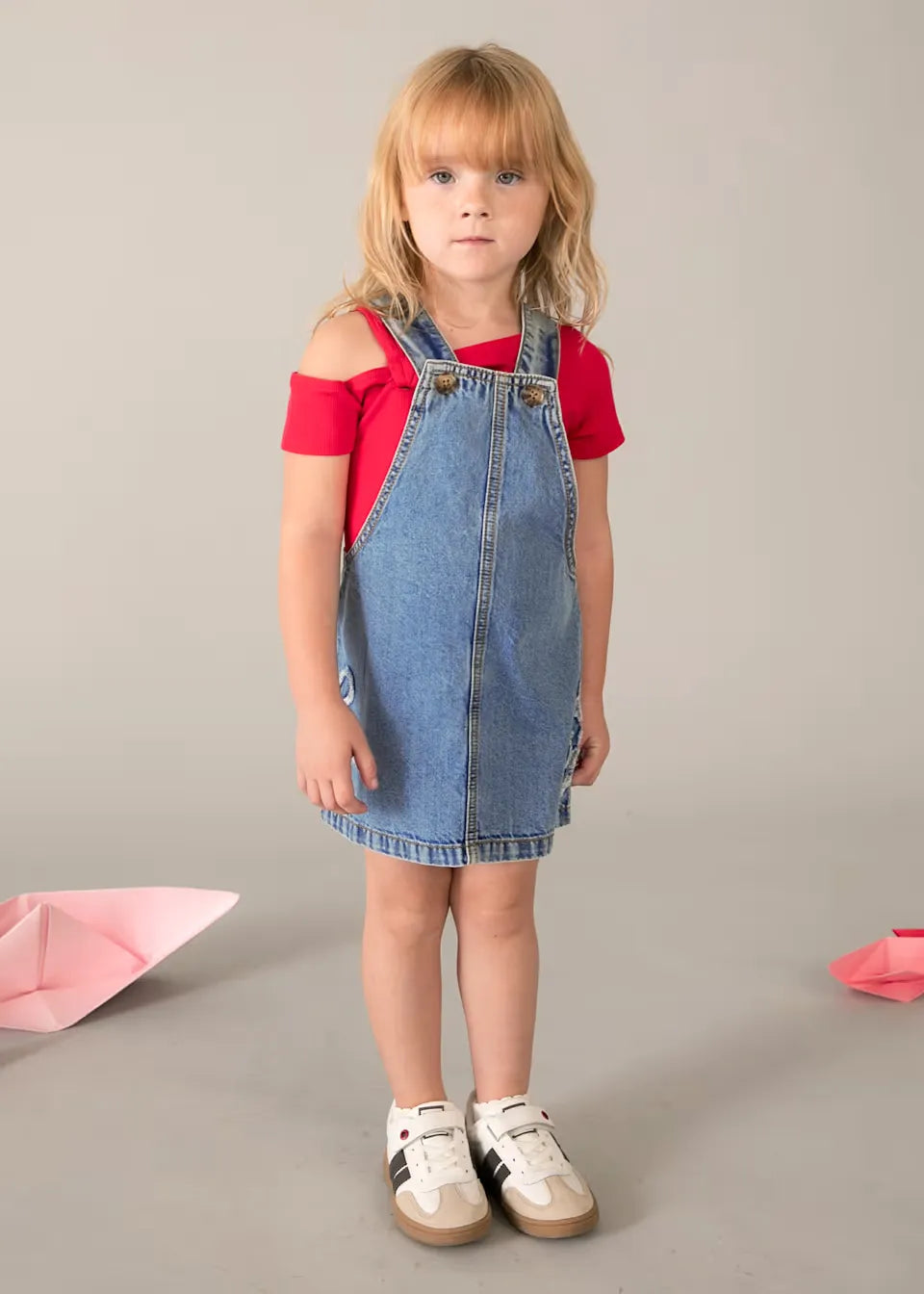 Braga Bordado Flor Denim Mayoral estilo