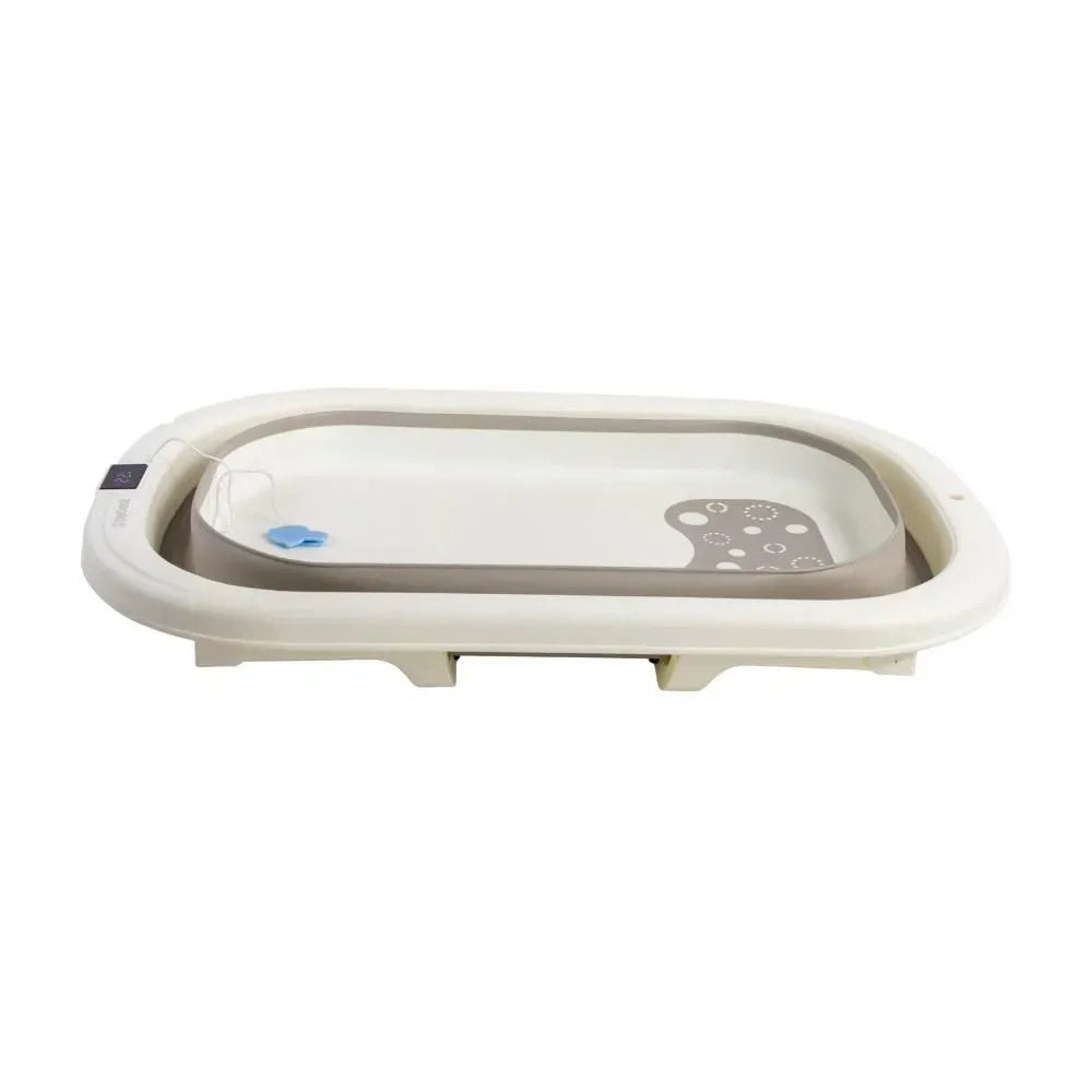 Bañera Plegable con Termometro Splash Gris Bebebsit baño