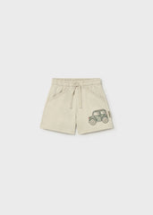 Bermuda Felpa Interactivo Carro Beige Mayoral