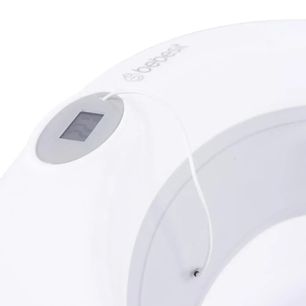 Bañera Plegable Con Soporte Alto Ocean Gris Bebebsit termometro