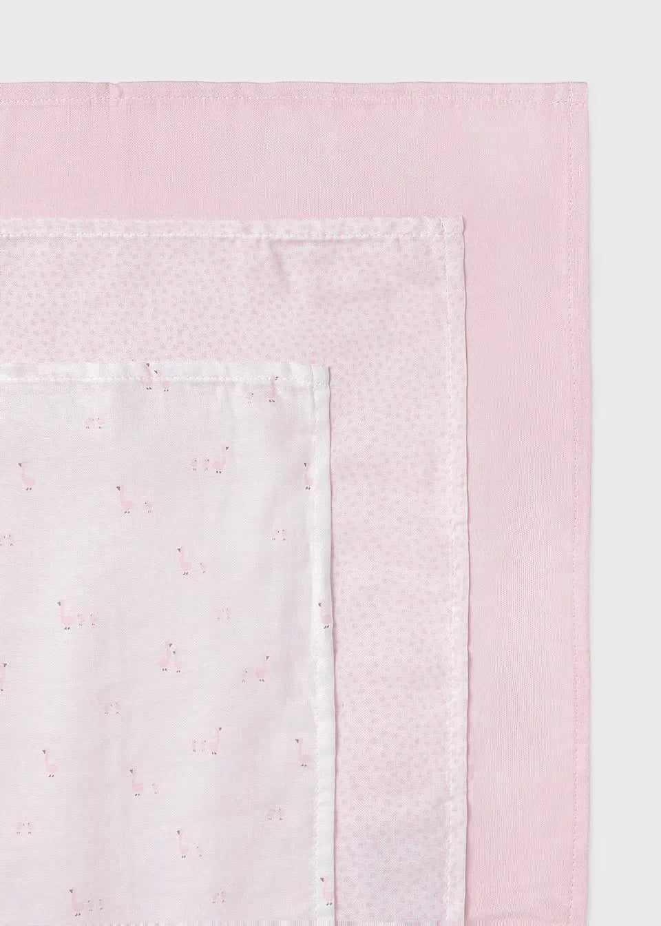 Set 3 Muselinas Estampado Rosa Mayoral ESTILO