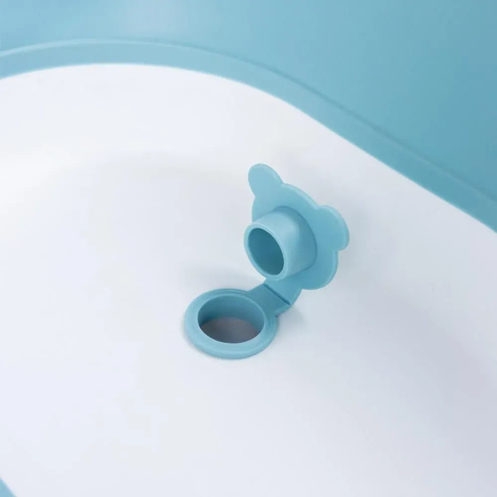 Bañera Plegable Bubble Con Soporte Azul Bebebsit agua