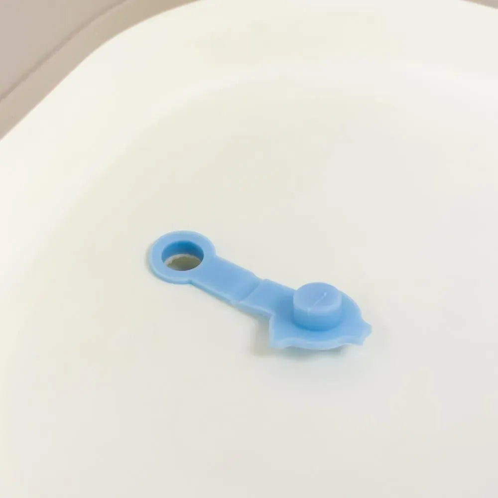 Bañera Plegable con Termometro Splash Gris Bebebsit tapon