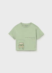 Camiseta Bolsillo Carro Verde Mayoral