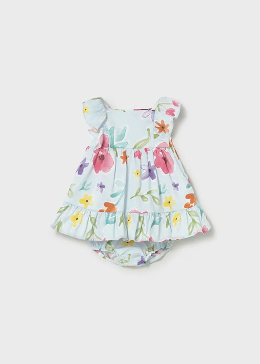 Vestido Estampado Floral Azul Mayoral estilo