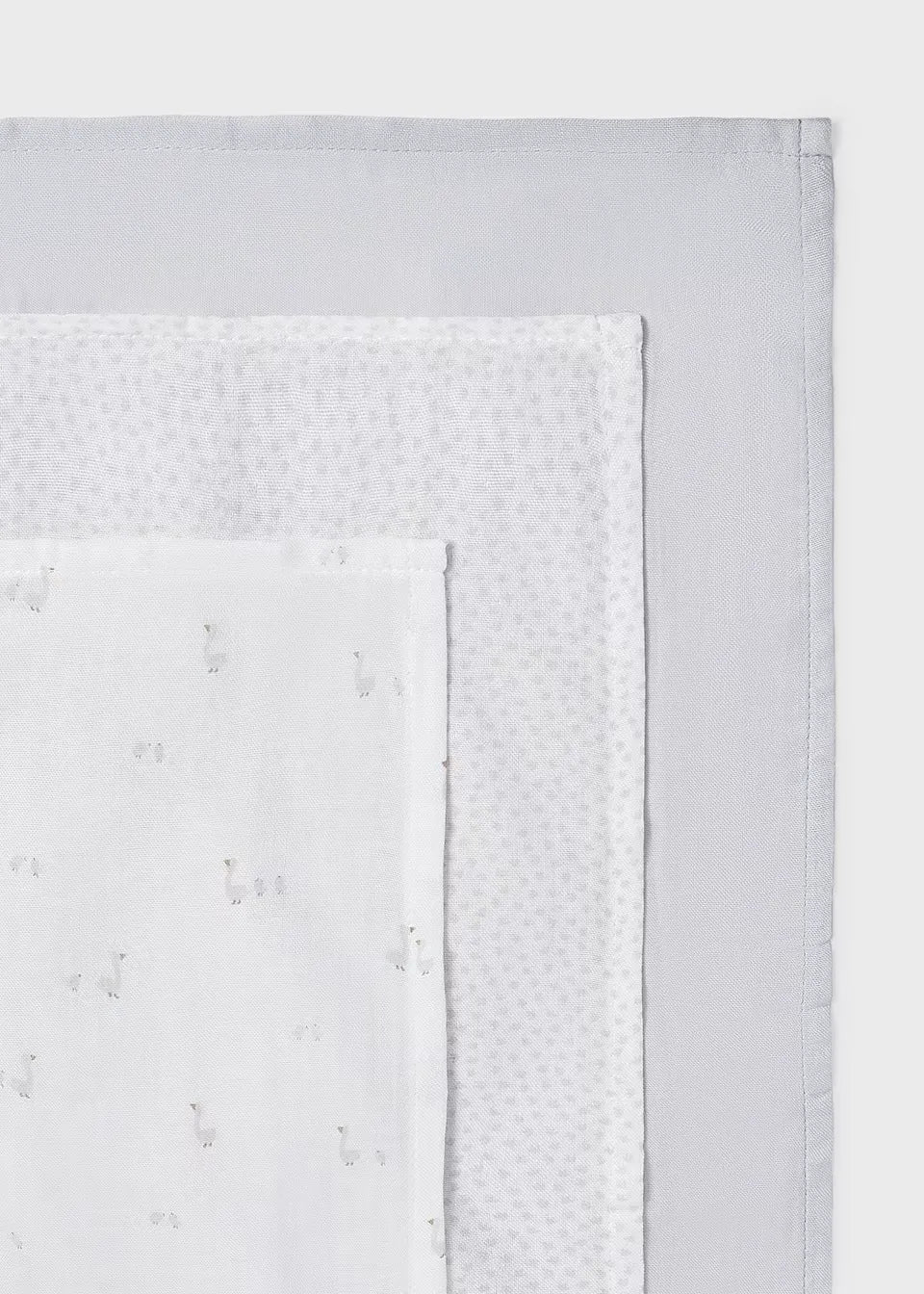 Set 3 Muselinas Estampado Gris Mayoral DETALLE