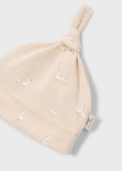 Conjunto Pantalón con Gorro Patos Beige Mayoral detalle