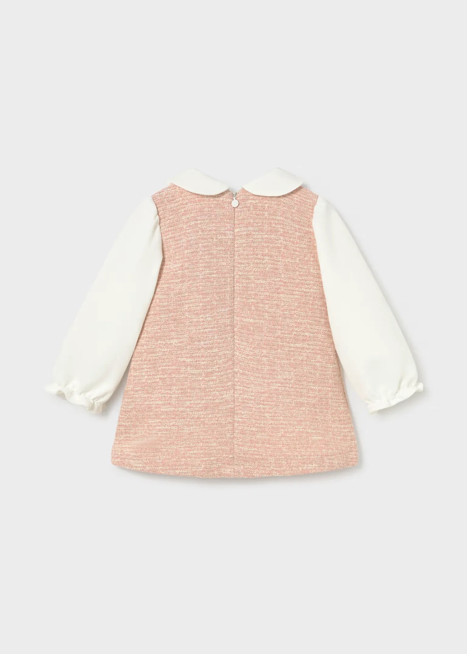 Vestido Combinado Tejido Rosa Mayoral ESTILO