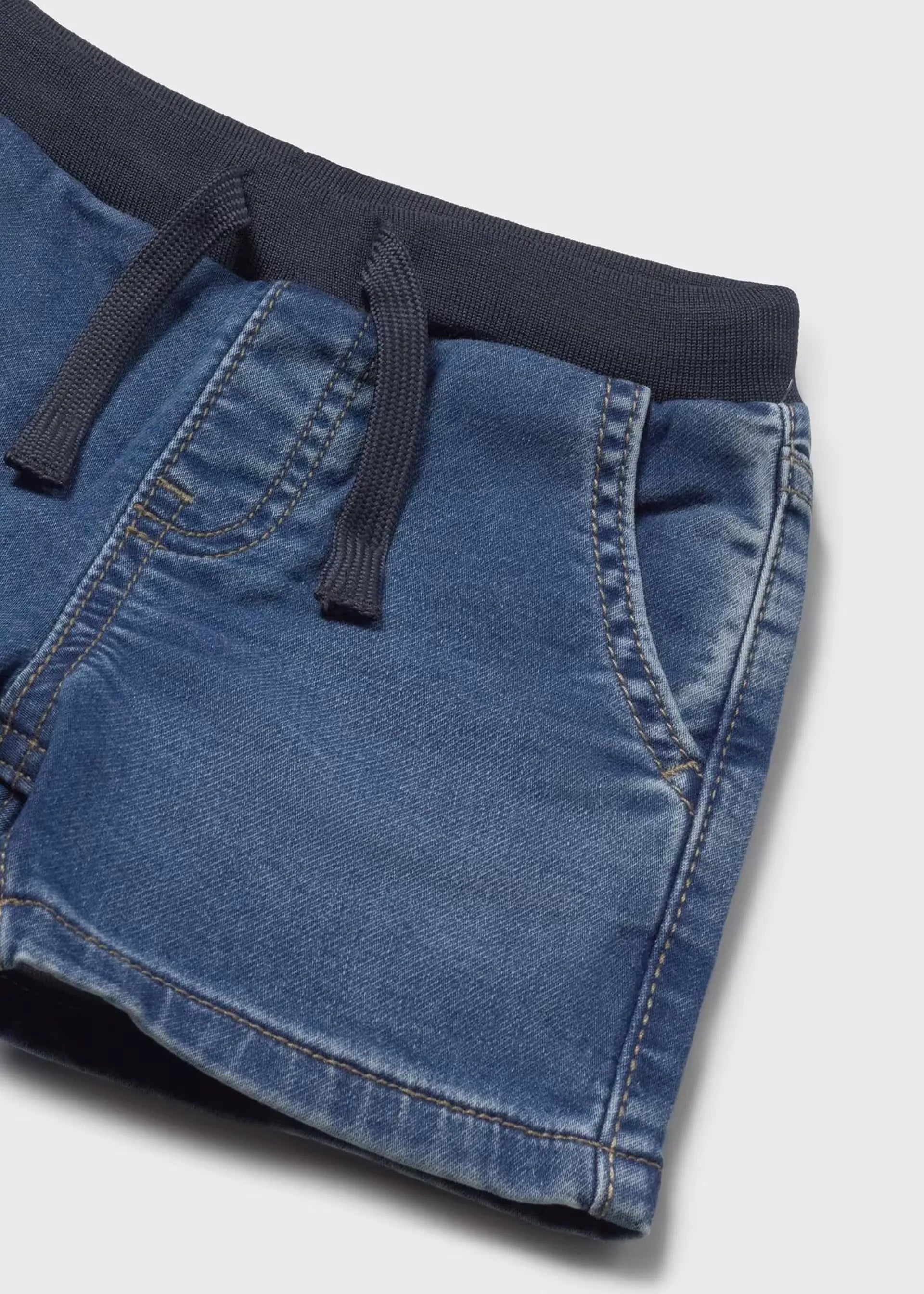 Bermuda Cinturilla Elastica Denim Medio Mayoral detalle