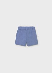 Bermuda Clásica Lino Azul Mayoral diseño