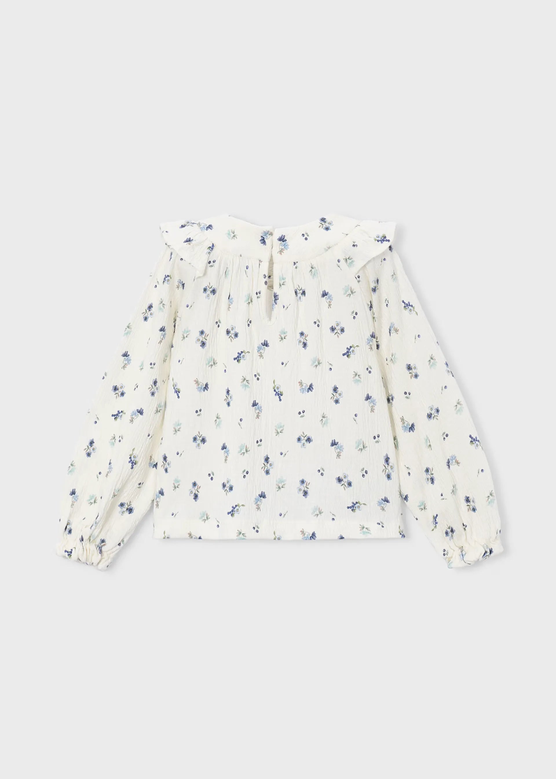 Blusa Volantes Flores Anis Mayoral Moda
