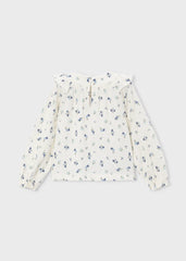 Blusa Volantes Flores Anis Mayoral Moda