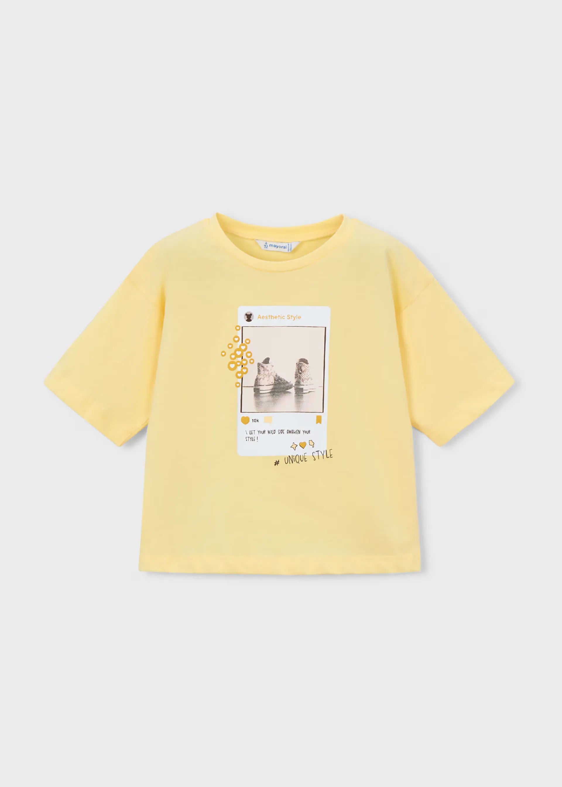 Blusa Estampado Oversize Amarillo Mayoral estilo
