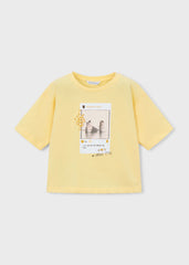 Blusa Estampado Oversize Amarillo Mayoral estilo
