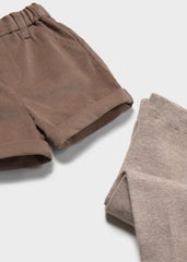 Conjunto 3 Piezas Saco Tricot Carro Azul Mayoral Detalle