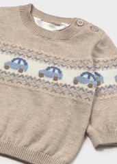 Saco Tricot Carros Beige Mayoral Detalle