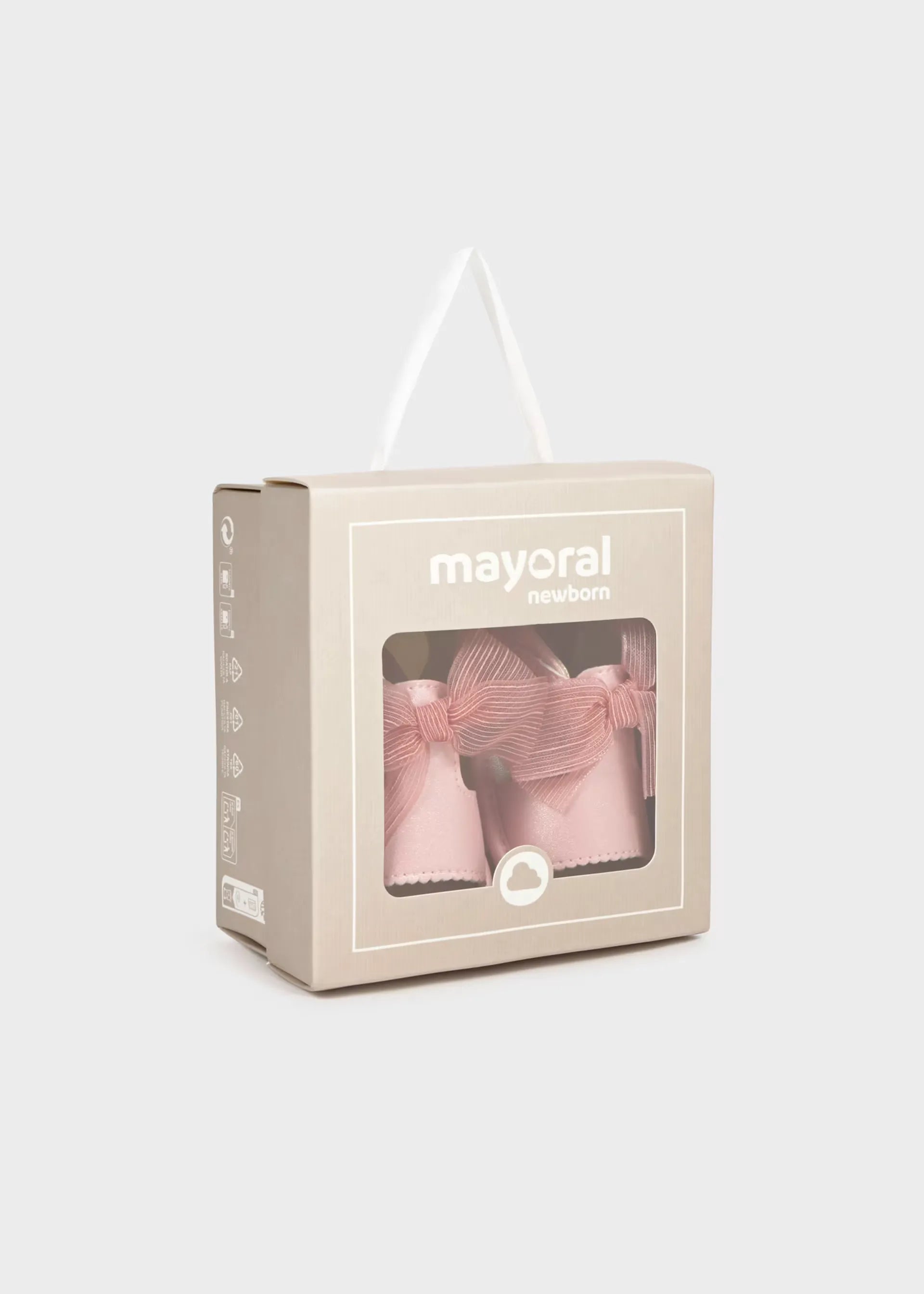 Sandalias sin Suela Moño Rosa Mayoral caja