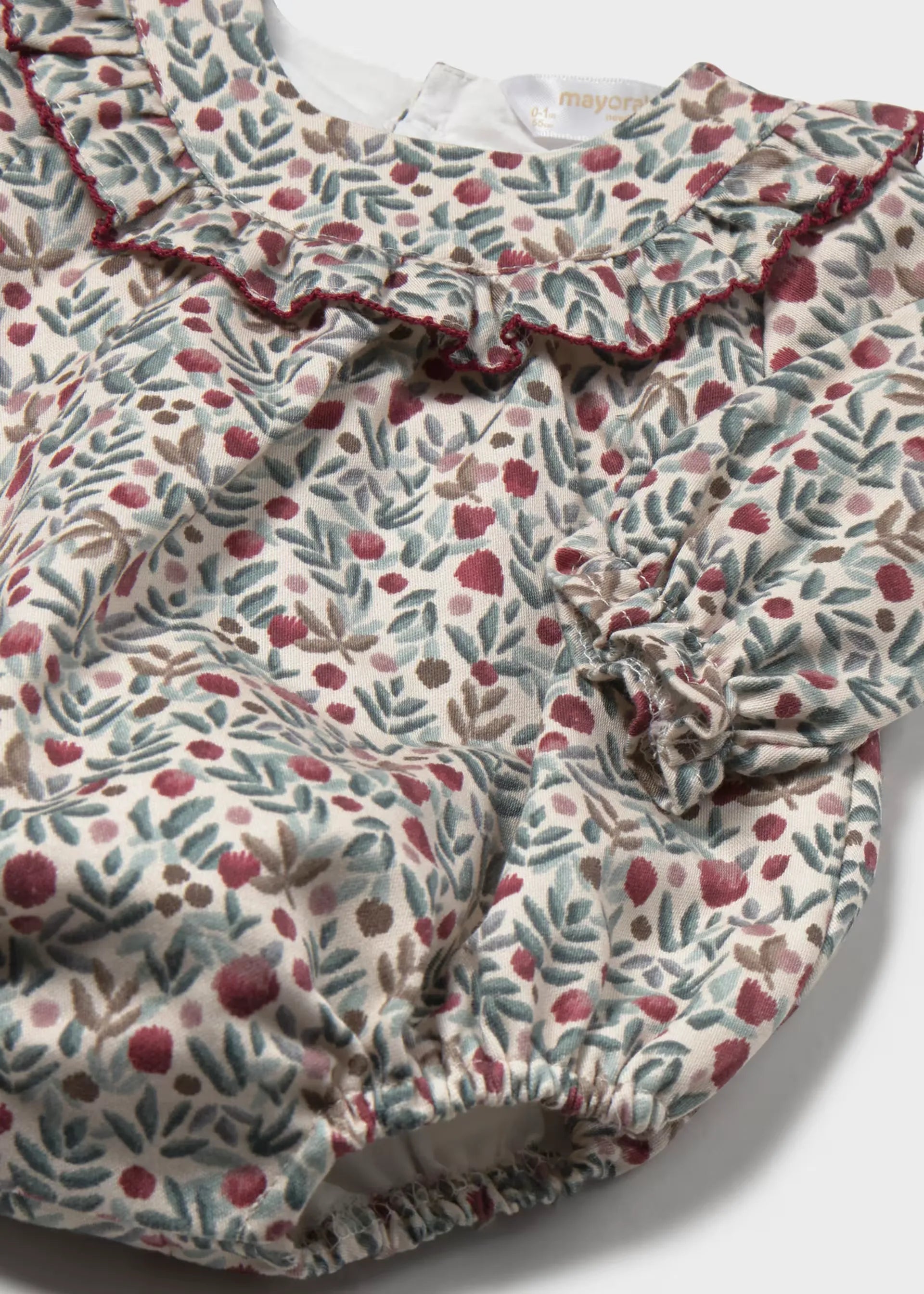 Body Con Medias Estampado Flores Lirio Mayoral Detalle