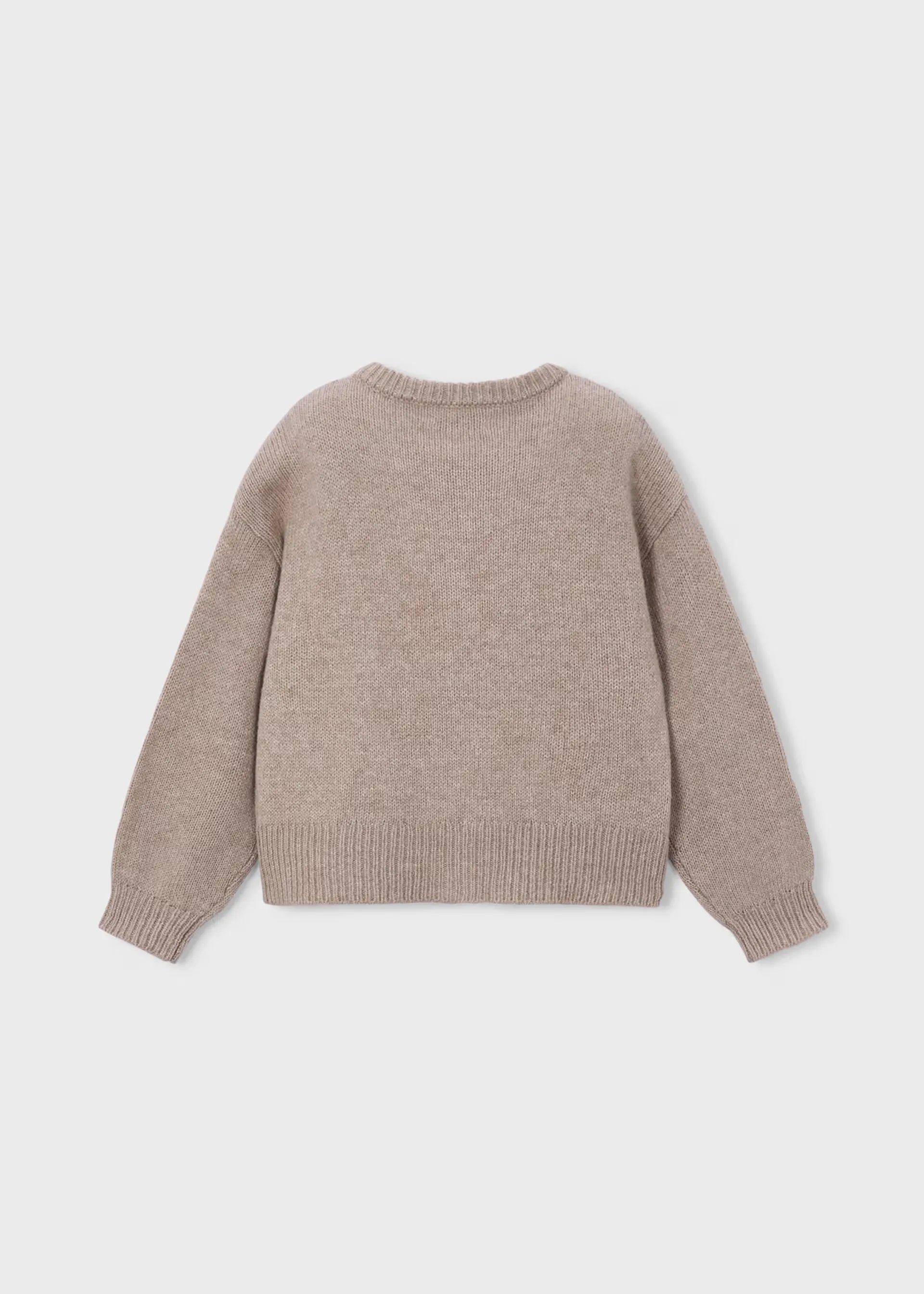 Saco Tricot Flores Café Mayoral ESTILO