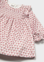 Vestido Bolero Flores Rosa Mayoral Detalle