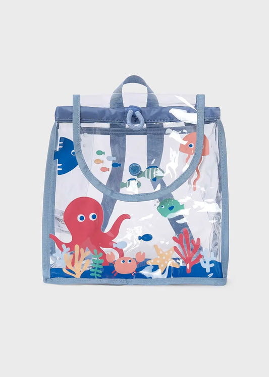 Mochila Transparente Mar Azul  Mayoral