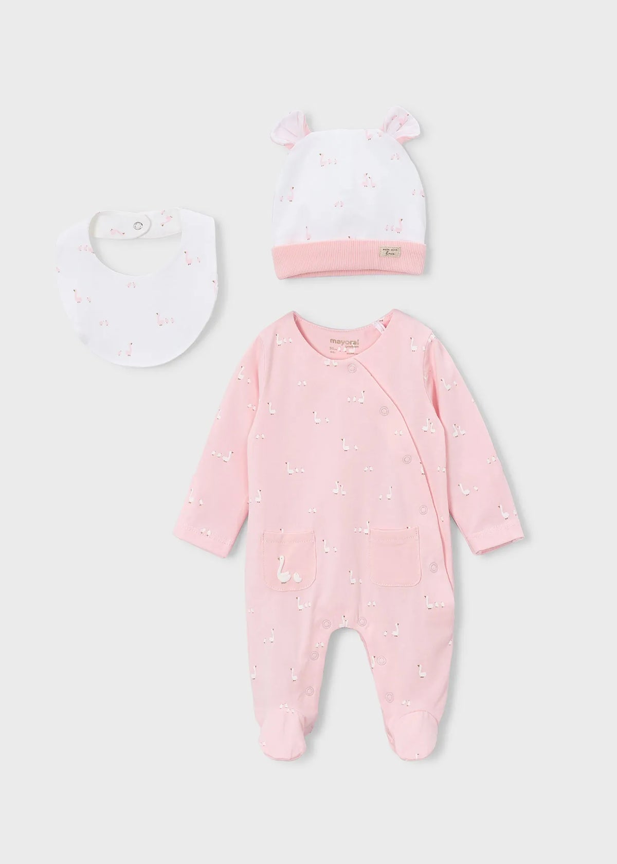 Set Pijama Estampado Patos Rosa Mayoral