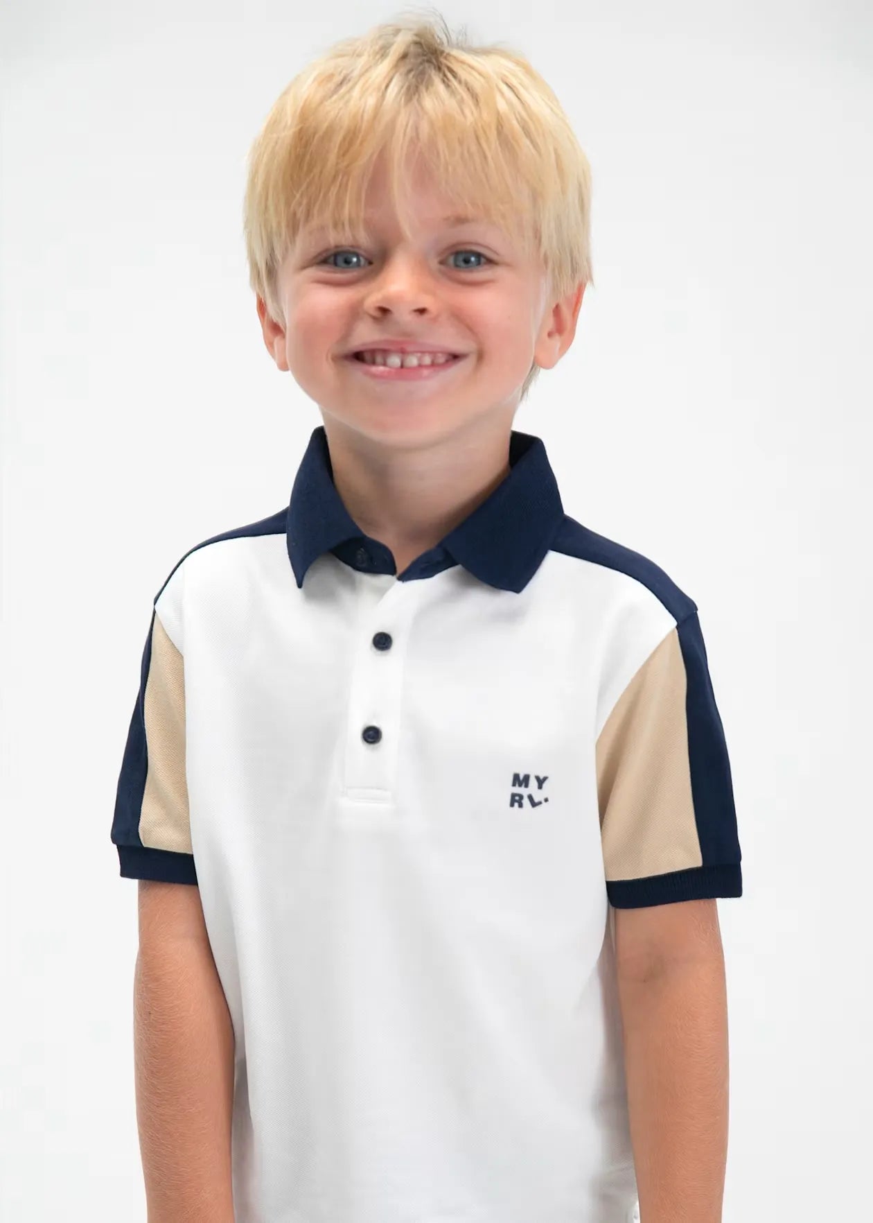 Polo Combinado Letras Mayoral niño