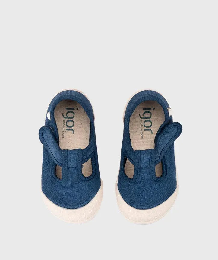 Tenis Baleta Deportiva Lona Pepito Marino Igor diseño