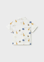 Camisa Estampado Animales Blanco Mayoral estilo