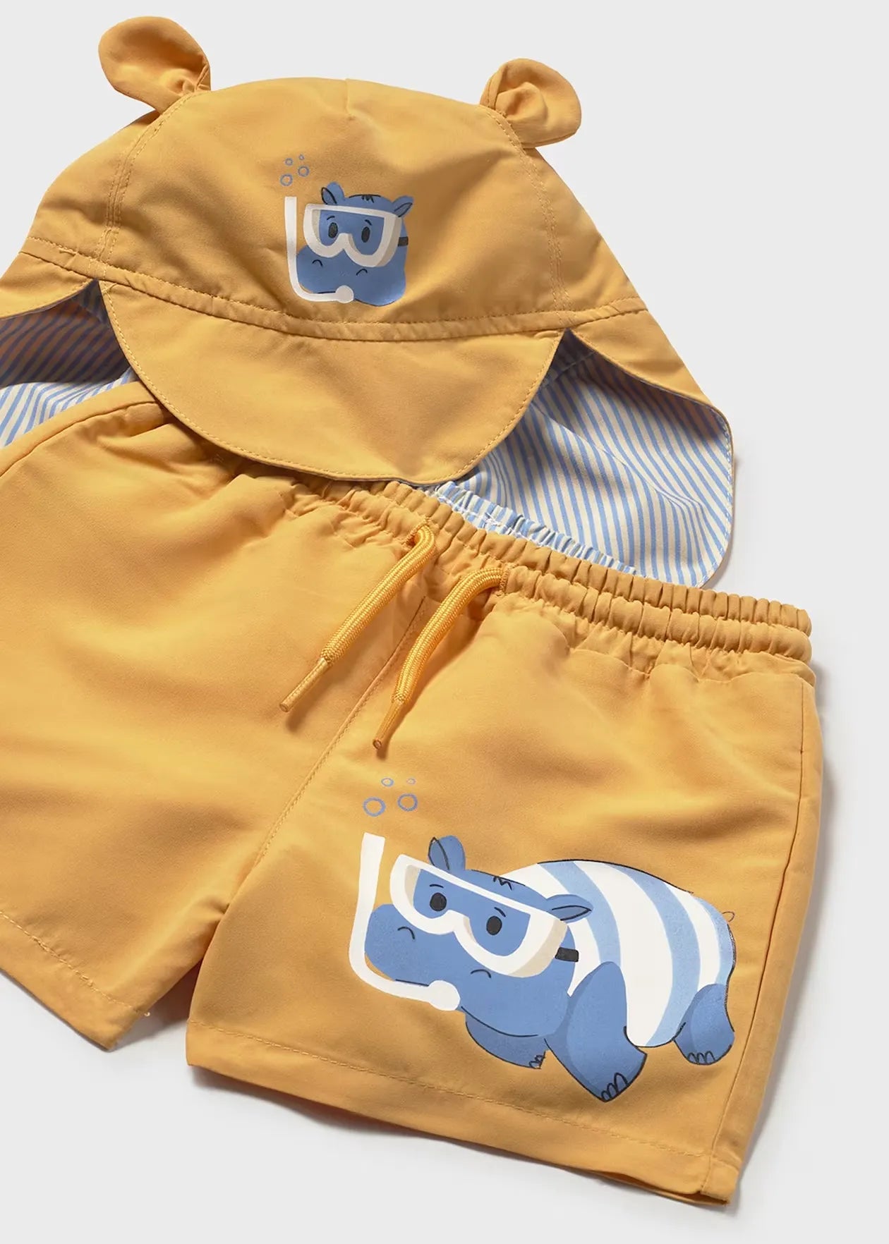 Set Bermuda de Baño y Pava Hipopotamo Mayoral niños