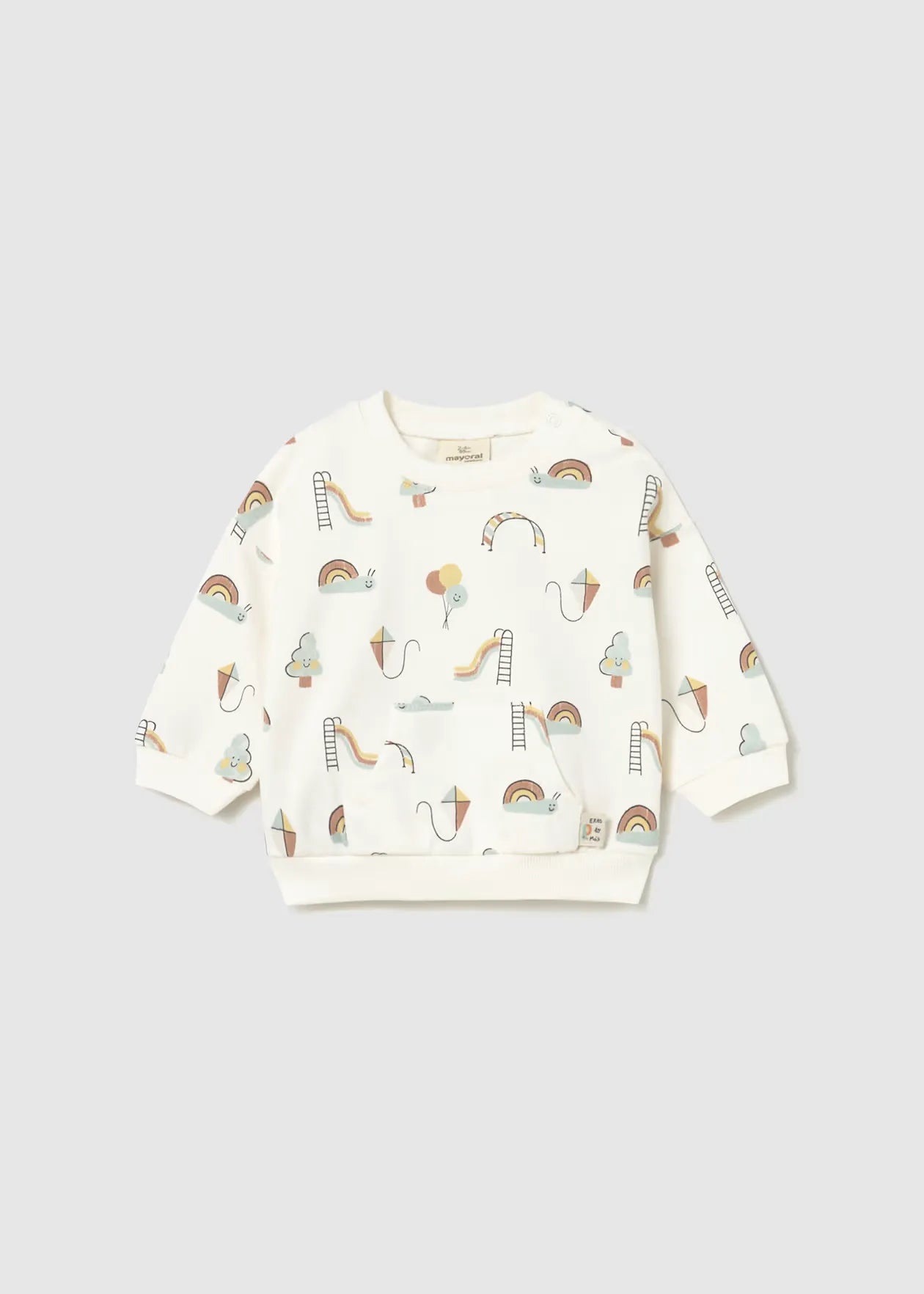Saco Estampado Caracol Crema Mayoral