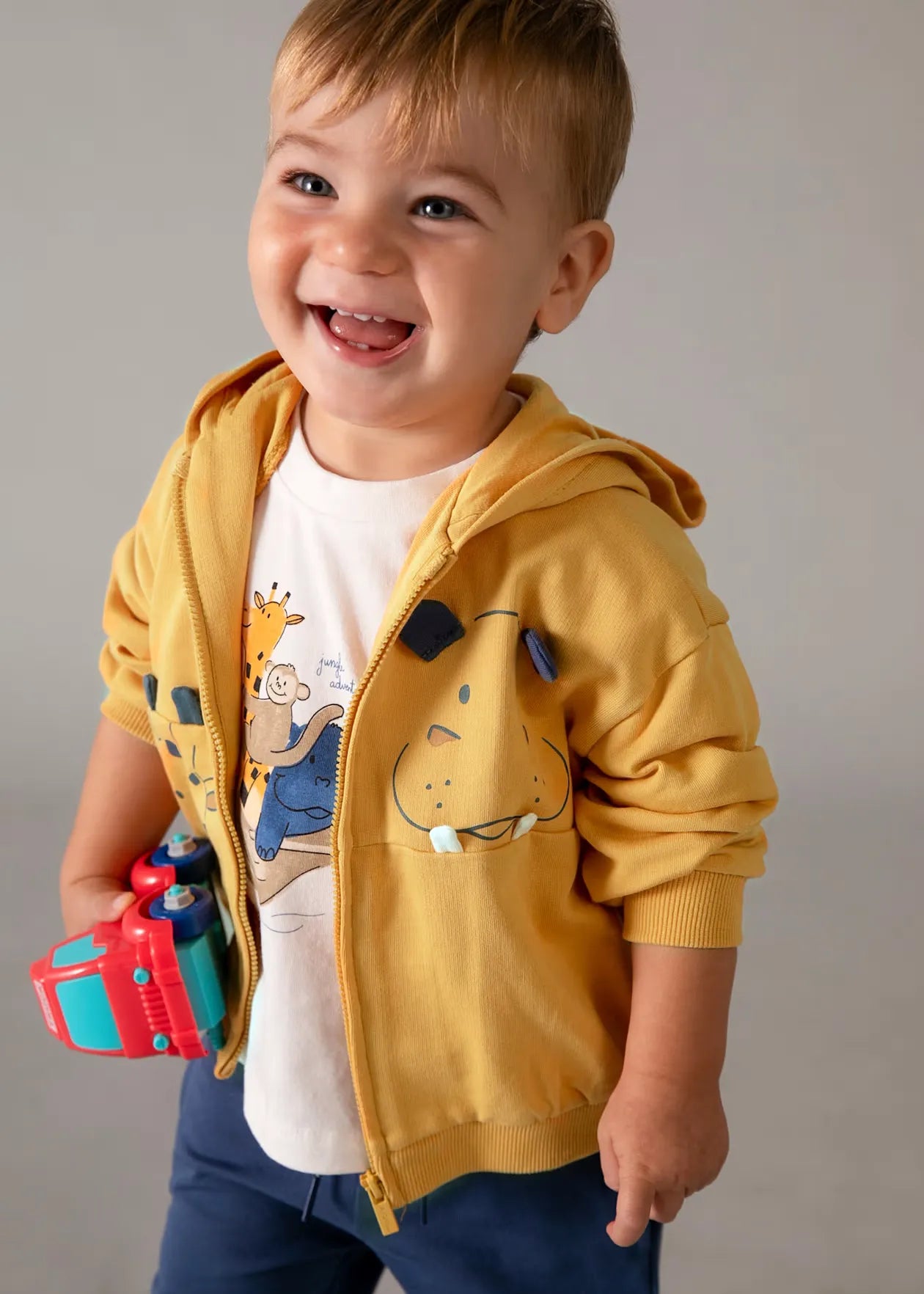 Conjunto 3 Piezas Hipopotamo Amarillo Mayoral niño