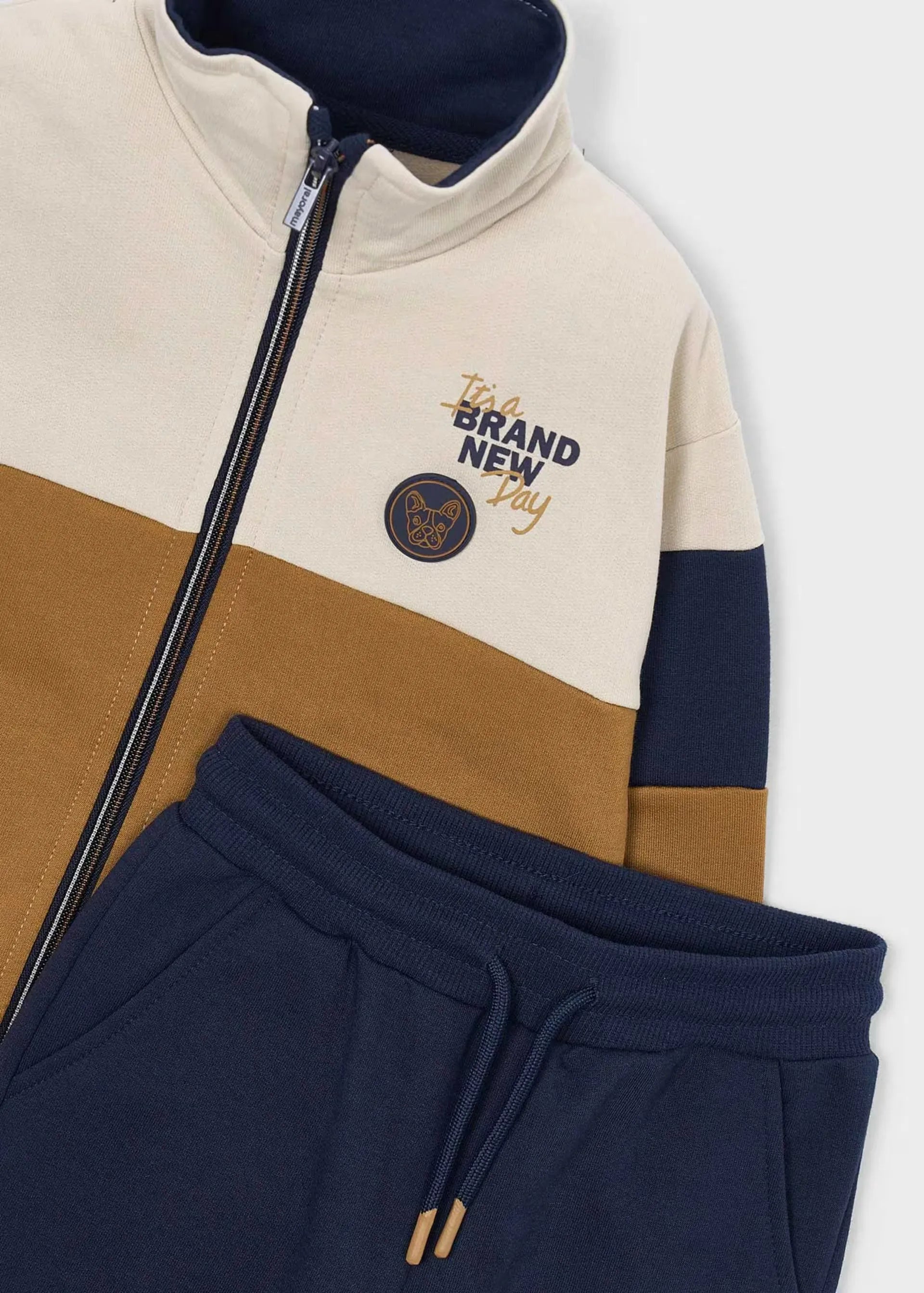 Conjunto Pantalon Combinado Navy Mayoral Detalle
