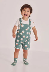Conjunto Overol Bolsillo Sol Verde Boboli