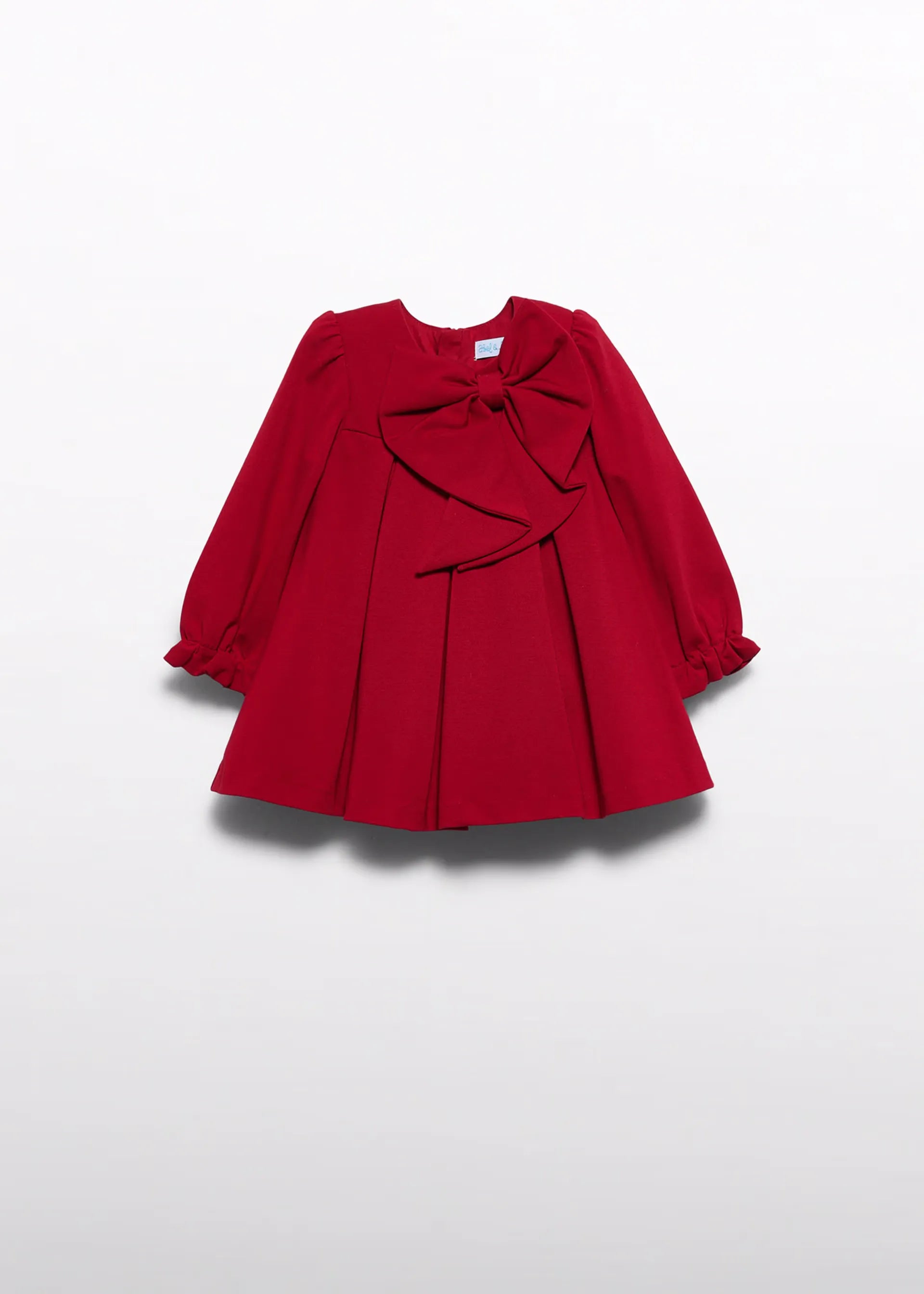 Vestido Milano Moño Cuello Rojo Abel & Lula Moda