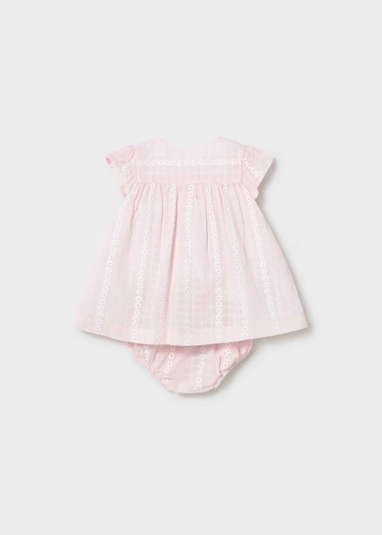 Vestido Resortado Estampado Rosa Mayoral estilo