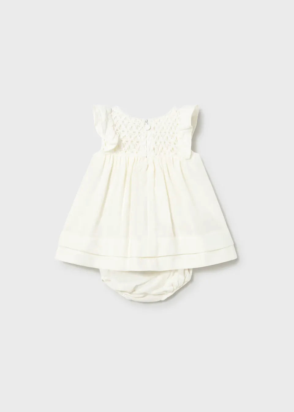 Vestido Pecho Tejido Crema Mayoral estilo