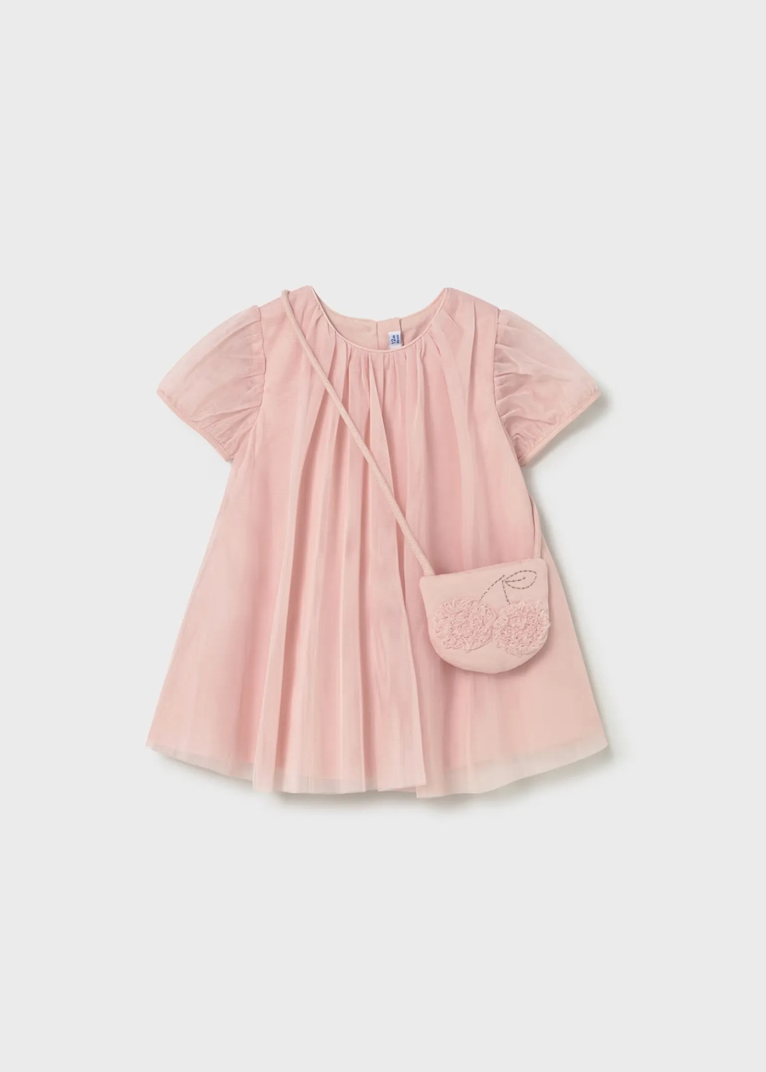 Vestido Tul con Bolso Rosa Mayoral niña