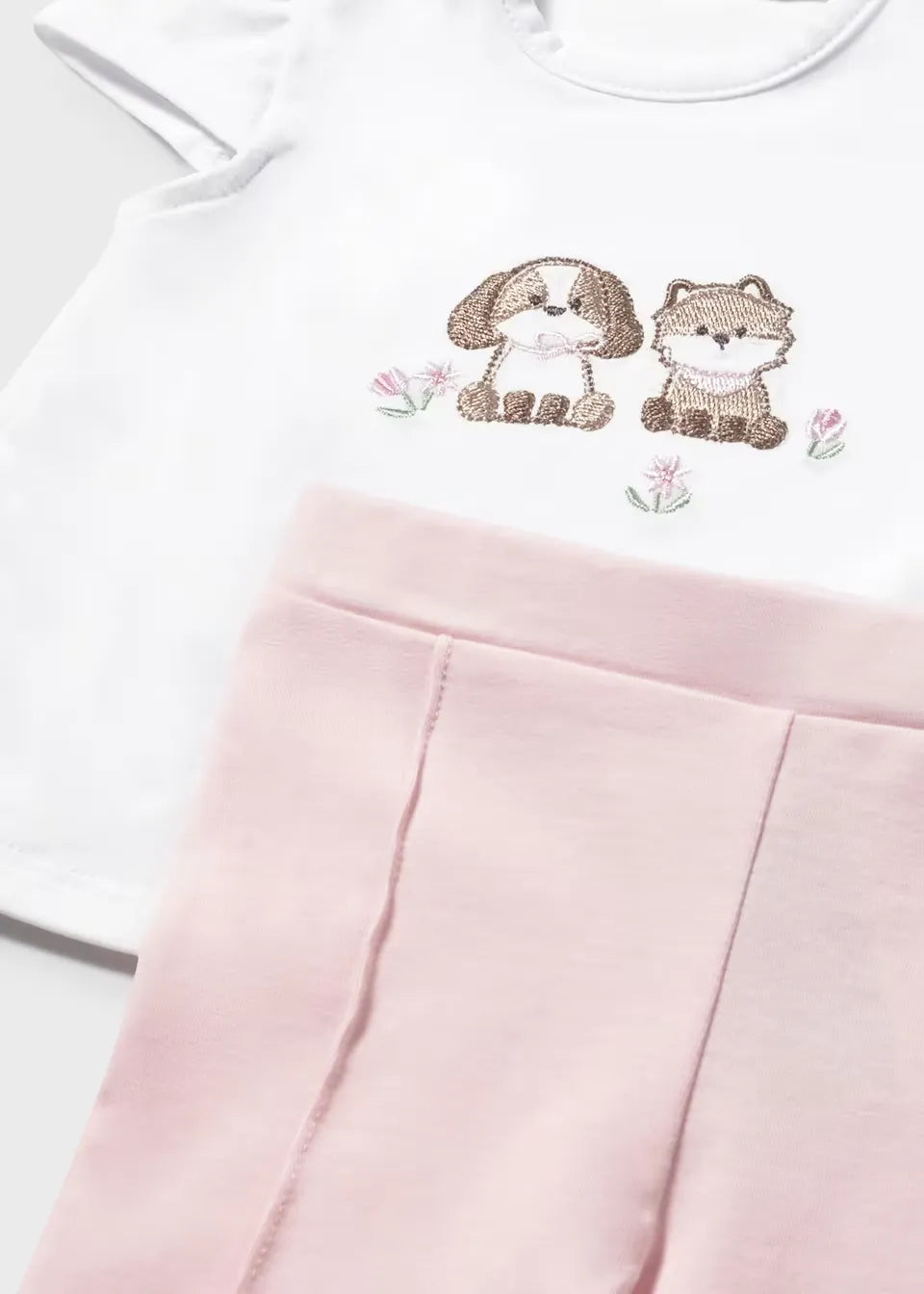 Conjunto 3 Piezas Saco Rosa Mayoral detalle