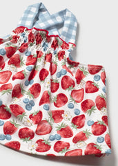 Vestido de Baño Fresas con Pava Mayoral detalles