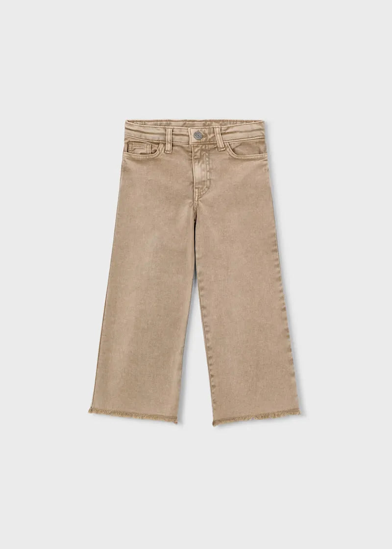 Pantalón  Sarga Flecos Café Mayoral 