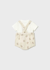 Conjunto Overol Estampado Osos Café Mayoral