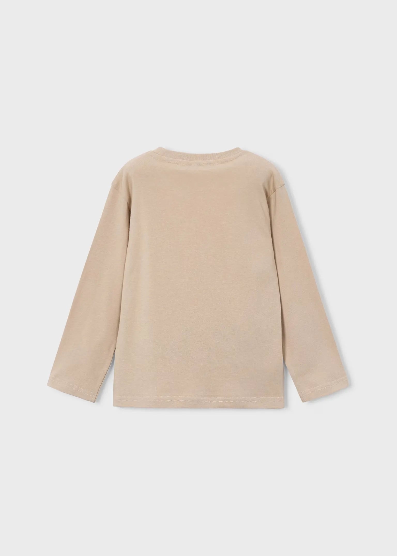Camiseta Manga Larga Oso Beige Mayoral Moda