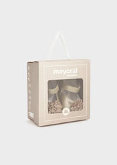 Baleta sin Suela Ceremonia Champagne  Flor Mayoral