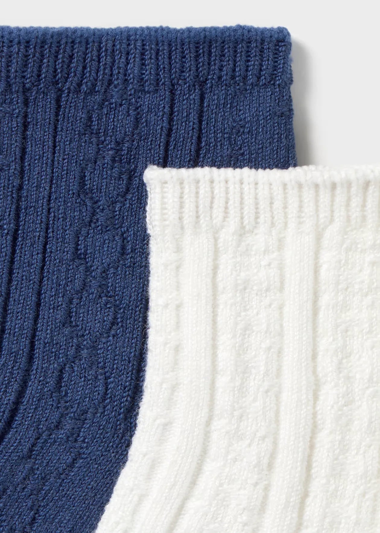 Set 2 Pares Medias Azul Blanco Mayoral Estilo