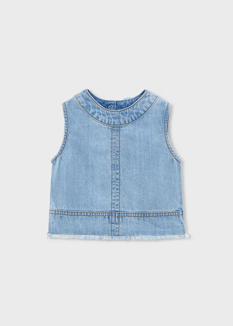 Blusa Flecos Denim Claro Mayoral 