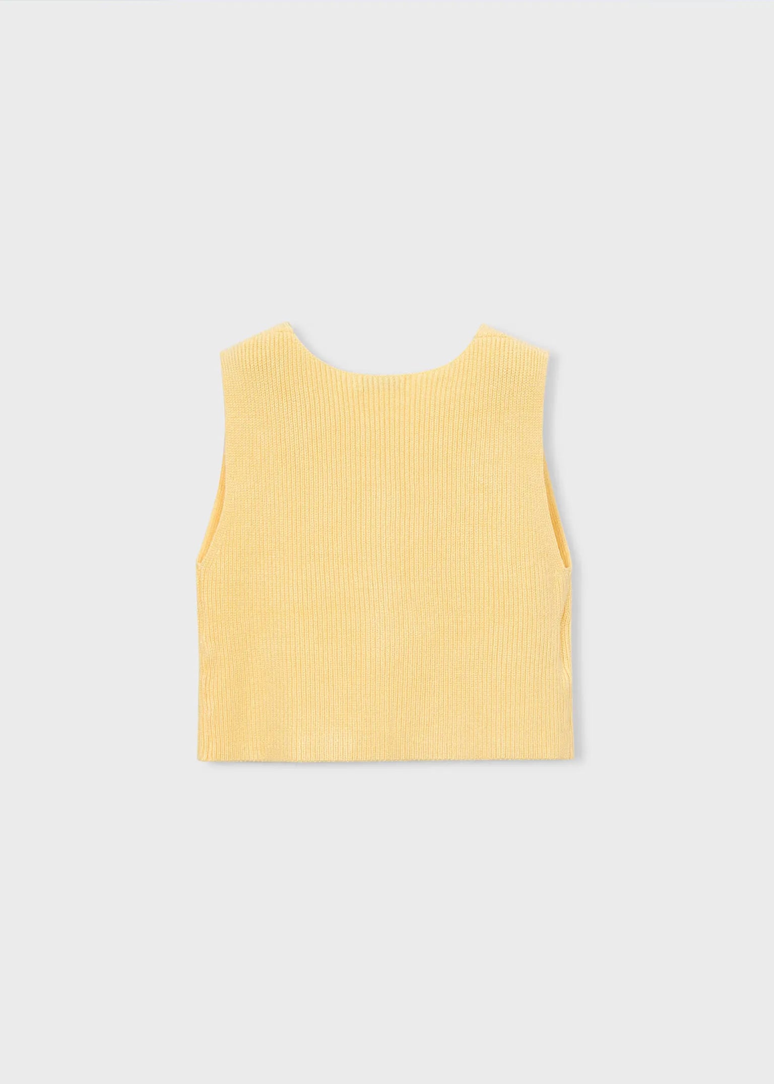 Blusa Chaleco Botones Amarillo Mayoral estilo