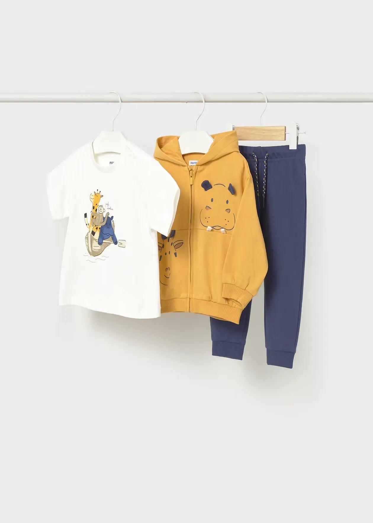 Conjunto 3 Piezas Hipopotamo Amarillo Mayoral 